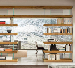 Итальянские Гостиная - Книжный стеллаж Air Shelving 1241 Итальянские Гостиная - Книжный стеллаж Air Shelving 1241 фабрика Lago