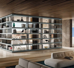 Итальянские Гостиная - Книжный стеллаж Air Shelving 1245 Итальянские Гостиная - Книжный стеллаж Air Shelving 1245 фабрика Lago