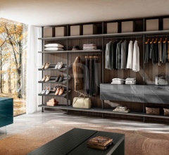 Итальянские Спальни - Гардероб Vista Walk-In-Closet 1186 Итальянские Спальни - Гардероб Vista Walk-In-Closet 1186 фабрика Lago