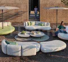 Итальянские Уличная мебель - Диван ORGANIX LOUNGE SET 01 фабрика Royal Botania