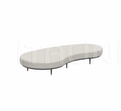 Итальянские Уличная мебель - Пуф ORGANIX LOUNGE OGXL 01 фабрика Royal Botania