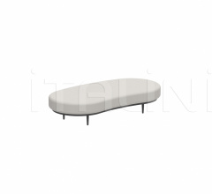 Итальянские Уличная мебель - Пуф ORGANIX LOUNGE OGXL 03 фабрика Royal Botania