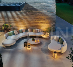 Итальянские Уличные столики - Кофейный столик ORGANIX LOUNGE 120R45 фабрика Royal Botania