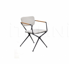 Итальянские Уличная мебель - Стул с подлокотниками EXES EXS 55 Итальянские Уличная мебель - Стул с подлокотниками EXES EXS 55 фабрика Royal Botania