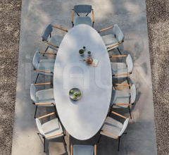 Итальянские Уличная мебель - Стул с подлокотниками EXES EXS 55 Итальянские Уличная мебель - Стул с подлокотниками EXES EXS 55 фабрика Royal Botania