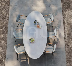 Итальянские Уличные столы - Стол обеденный EXES EXS 3214 Итальянские Уличные столы - Стол обеденный EXES EXS 3214 фабрика Royal Botania