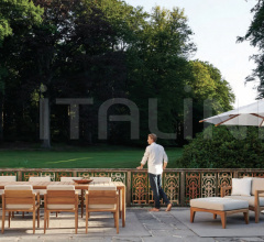 Итальянские Уличные столики - Кресло ZENHIT LOUNGE ZNTL 100 фабрика Royal Botania