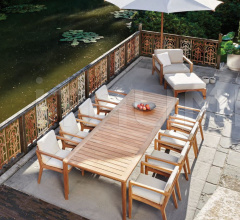 Итальянские Уличные столики - Кресло ZENHIT LOUNGE ZNTL 100 фабрика Royal Botania