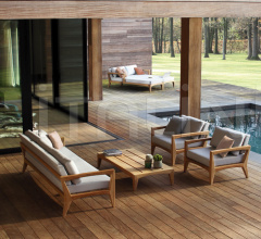 Итальянские Уличные столики - Кресло ZENHIT LOUNGE ZNTL 100 фабрика Royal Botania