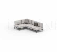 Итальянские Уличная мебель - Диван LUSIT LOUNGE SET 01 Итальянские Уличная мебель - Диван LUSIT LOUNGE SET 01 фабрика Royal Botania