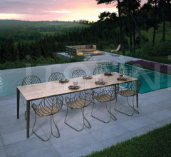 Итальянские Уличная мебель - Диван LUSIT LOUNGE SET 04 Итальянские Уличная мебель - Диван LUSIT LOUNGE SET 04 фабрика Royal Botania