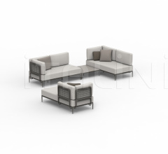 Итальянские Уличная мебель - Диван LUSIT LOUNGE SET 06 Итальянские Уличная мебель - Диван LUSIT LOUNGE SET 06 фабрика Royal Botania