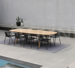 Итальянские Уличная мебель - Стул с подлокотниками SAMBA SAM 55 фабрика Royal Botania