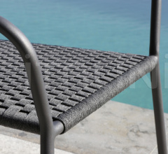 Итальянские Уличная мебель - Стул с подлокотниками SAMBA SAM 55 фабрика Royal Botania