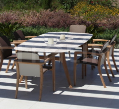 Итальянские Уличные столы - Стол обеденный ZIDIZ ZDZ 220 Итальянские Уличные столы - Стол обеденный ZIDIZ ZDZ 220 фабрика Royal Botania