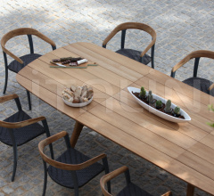 Итальянские Уличные столы - Стол обеденный ZIDIZ ZDZ 300 Итальянские Уличные столы - Стол обеденный ZIDIZ ZDZ 300 фабрика Royal Botania