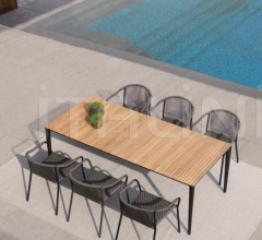 Итальянские Уличные столы - Стол обеденный U-NITE UNT 220 Итальянские Уличные столы - Стол обеденный U-NITE UNT 220 фабрика Royal Botania