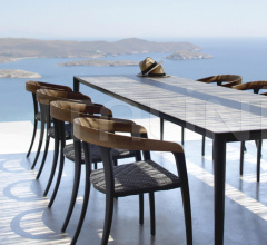 Итальянские Уличные столы - Стол обеденный U-NITE UNT 300 Итальянские Уличные столы - Стол обеденный U-NITE UNT 300 фабрика Royal Botania