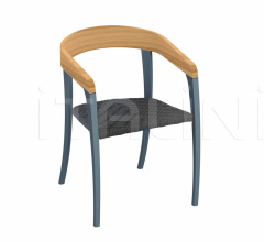 Итальянские Уличная мебель - Стул с подлокотниками JIVE JIV 55WG фабрика Royal Botania