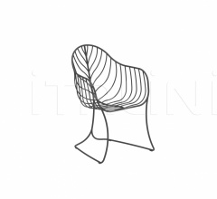 Итальянские Уличная мебель - Стул с подлокотниками FOLIA FOL 55 фабрика Royal Botania