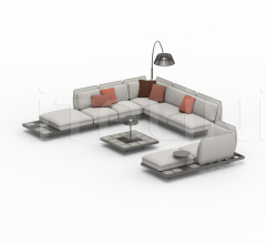 Итальянские Уличная мебель - Диван MOZAIX LOUNGE SET ALUMINIUM 06 Итальянские Уличная мебель - Диван MOZAIX LOUNGE SET ALUMINIUM 06 фабрика Royal Botania