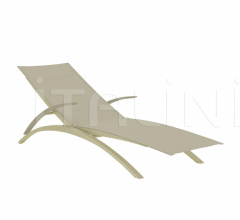 Итальянские Уличные шезлонги - Шезлонг O-ZON OZN 195T фабрика Royal Botania