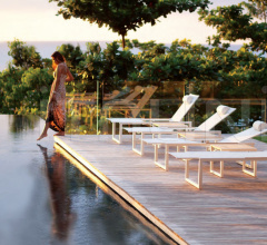 Итальянские Уличные шезлонги - Шезлонг NINIX NNX 195T фабрика Royal Botania