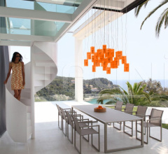 Итальянские Уличные столы - Стол обеденный NINIX NNX 300 Итальянские Уличные столы - Стол обеденный NINIX NNX 300 фабрика Royal Botania