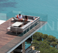 Итальянские Уличная мебель - Диван NINIX LOUNGE NNXL 80T Итальянские Уличная мебель - Диван NINIX LOUNGE NNXL 80T фабрика Royal Botania