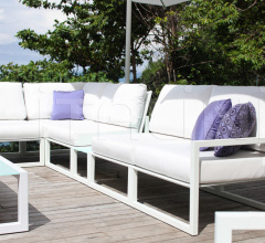 Итальянские Уличная мебель - Диван NINIX LOUNGE NNXL 80LT Итальянские Уличная мебель - Диван NINIX LOUNGE NNXL 80LT фабрика Royal Botania