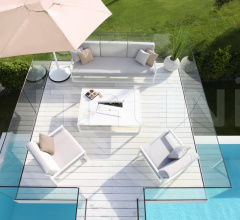 Итальянские Уличная мебель - Диван NINIX LOUNGE NNXL 80LT Итальянские Уличная мебель - Диван NINIX LOUNGE NNXL 80LT фабрика Royal Botania