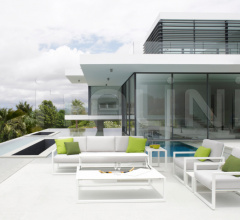 Итальянские Уличная мебель - Диван NINIX LOUNGE NNXL 100T Итальянские Уличная мебель - Диван NINIX LOUNGE NNXL 100T фабрика Royal Botania