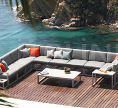 Итальянские Уличная мебель - Диван NINIX LOUNGE NNXL 160LT Итальянские Уличная мебель - Диван NINIX LOUNGE NNXL 160LT фабрика Royal Botania