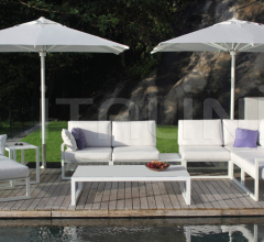 Итальянские Уличная мебель - Диван NINIX LOUNGE NNXL 240LT Итальянские Уличная мебель - Диван NINIX LOUNGE NNXL 240LT фабрика Royal Botania