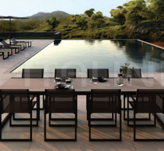 Итальянские Уличная мебель - Стул с подлокотниками NINIX NNX 55T Итальянские Уличная мебель - Стул с подлокотниками NINIX NNX 55T фабрика Royal Botania