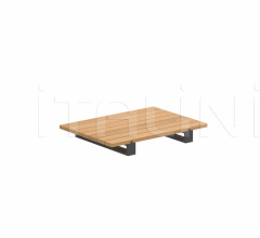 Итальянские Уличные столики - Журнальный столик VIGOR LOUNGE VGRL 150T фабрика Royal Botania