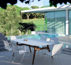 Итальянские Уличная мебель - Стул с подлокотниками QT QT 55T фабрика Royal Botania