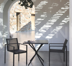 Итальянские Уличная мебель - Стул с подлокотниками ALURA ALR 55 фабрика Royal Botania