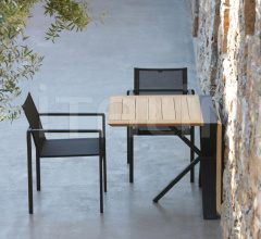 Итальянские Уличная мебель - Стул с подлокотниками ALURA ALR 55 фабрика Royal Botania