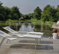 Итальянские Уличные шезлонги - Шезлонг ALURA ALR 195 фабрика Royal Botania