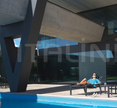 Итальянские Уличные шезлонги - Шезлонг ALURA ALR 195 фабрика Royal Botania