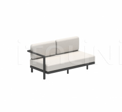 Итальянские Уличная мебель - Диван ALURA LOUNGE ALRL 160R Итальянские Уличная мебель - Диван ALURA LOUNGE ALRL 160R фабрика Royal Botania