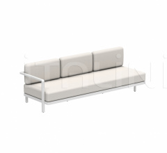 Итальянские Уличная мебель - Диван ALURA LOUNGE ALRL 240R Итальянские Уличная мебель - Диван ALURA LOUNGE ALRL 240R фабрика Royal Botania