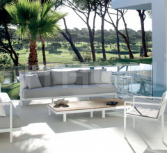 Итальянские Уличные столики - Журнальный столик ALURA LOUNGE ALRL 80 LTL Итальянские Уличные столики - Журнальный столик ALURA LOUNGE ALRL 80 LTL фабрика Royal Botania