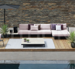 Итальянские Уличные столики - Журнальный столик ALURA LOUNGE ALRL 140 LTH Итальянские Уличные столики - Журнальный столик ALURA LOUNGE ALRL 140 LTH фабрика Royal Botania