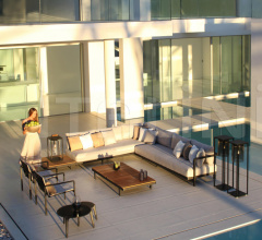 Итальянские Уличные столики - Журнальный столик ALURA LOUNGE ALRL 160 Итальянские Уличные столики - Журнальный столик ALURA LOUNGE ALRL 160 фабрика Royal Botania