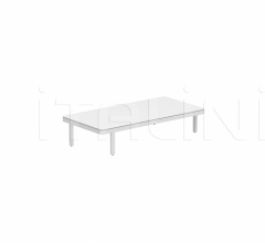 Итальянские Уличные столики - Журнальный столик ALURA LOUNGE ALRL 160 LTH Итальянские Уличные столики - Журнальный столик ALURA LOUNGE ALRL 160 LTH фабрика Royal Botania