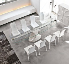 Раздвижной стол Shanghai 8062 фабрика Tonin Casa