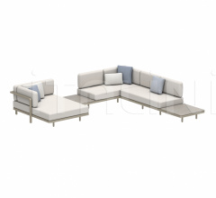 Итальянские Уличная мебель - Диван ALURA LOUNGE SET 17 Итальянские Уличная мебель - Диван ALURA LOUNGE SET 17 фабрика Royal Botania