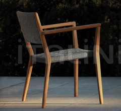 Итальянские Уличная мебель - Стул с подлокотниками VITA VIT 55R фабрика Royal Botania
